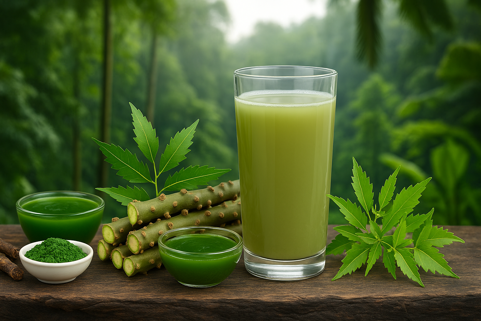 Neem-Giloy Elixir and Natural Remedies